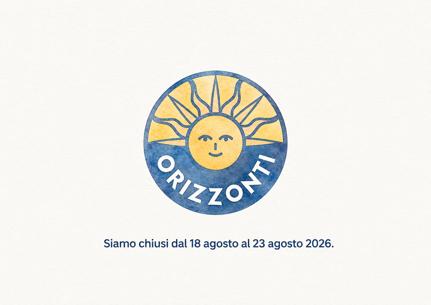 Chiusura al pubblico dal 18 agosto al 23 agosto 2026