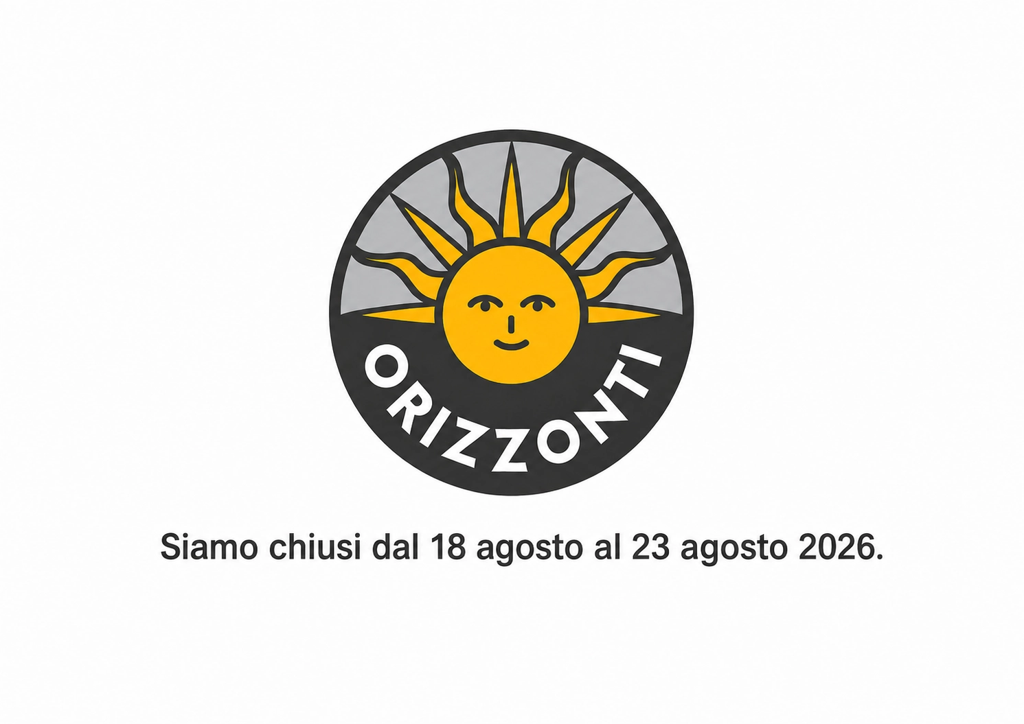 Chiusura al pubblico dal 18 agosto al 23 agosto 2026