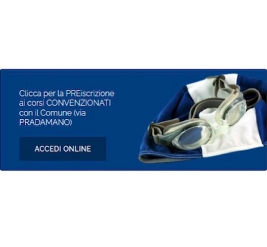 PREiscrizioni corsi CONVENZIONATI con il Comune (via PRADAMANO)