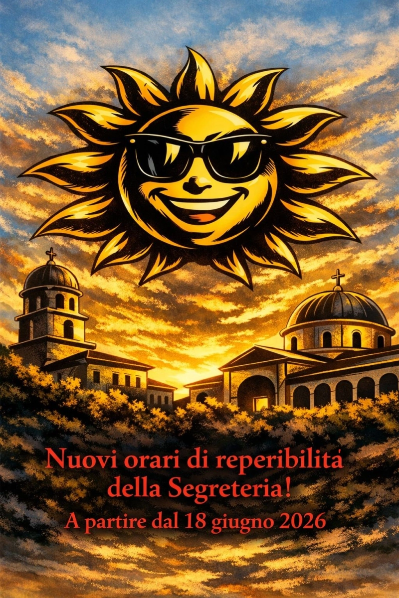 Nuovi orari di reperibilità della Segreteria