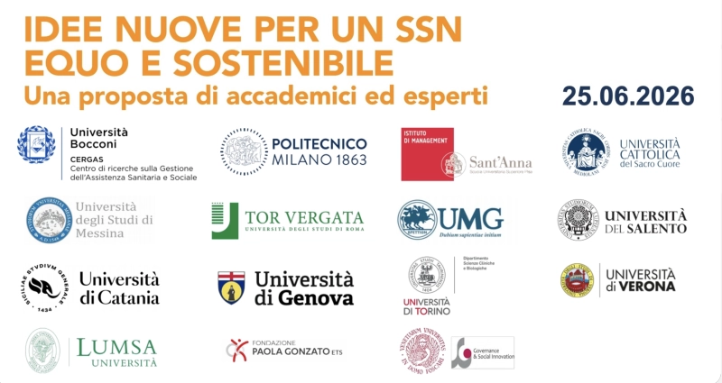 IDEE NUOVE PER UN SERVIZIO SANITARIO EQUO E SOSTENIBILE. Una proposta di accademici e esperti 