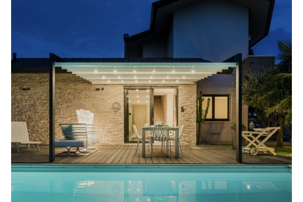 La pergola inclinata Luce