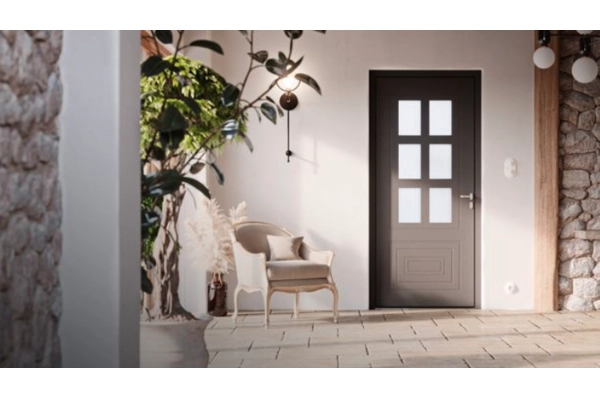 Portoncini in alluminio Tenvis di Oknoplast