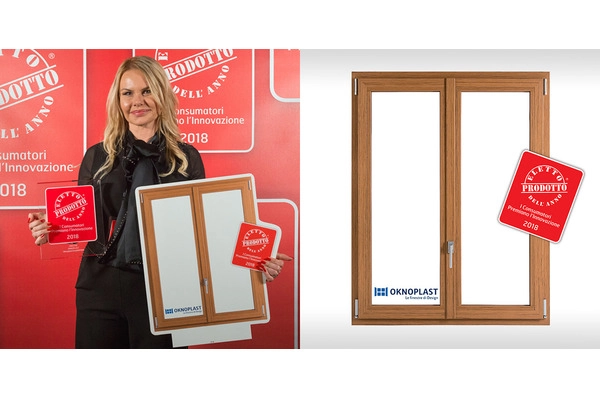 Per il terzo anno consecutivo Oknoplast vince il premio "Eletto prodotto dell'anno"