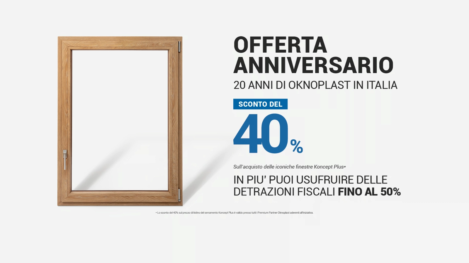 Oknoplast Offerta Anniversario