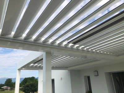 Abitazione privata, Friuli Venezia Giulia Pergola bioclimatica Gibus Twist